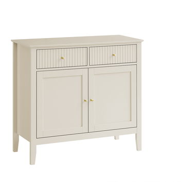 Prince Fluted 2 Doors 2 Drawers Sideboard Birch