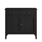 Prince Fluted 2 Doors 2 Drawers Sideboard Black