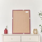 Rectangle Brick Red Bobbin Bobble Wall Mirror 62cm x 82cm