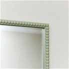 Rectangle Sage Green Bobbin Bobble Wall Mirror 62cm x 82cm