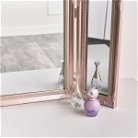 Rose Gold Pink Ornate Dressing Table Triple Mirror 