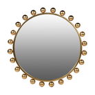 Round Gold Bobble Edge Wall Mirror 80cm x 80cm