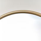 Round Gold Mirror With Shelf - 50cm x 50cm