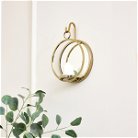 Round Gold Mirrored Wall Candle Sconce
