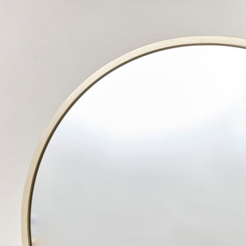 Round Gold Wall Mirror - 40cm x 40cm