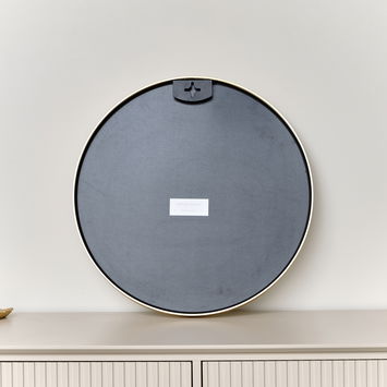 Round Gold Wall Mirror - 50cm x 50cm