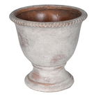 Round Rustic Urn Styled Planter Pot - 19cm