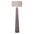 Rustic Bamboo Woven Floor Lamp