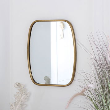 Rustic Gold Framed Mirror 40cm x 48.5cm