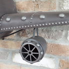 Rustic Grey Aeroplane Wall Clock