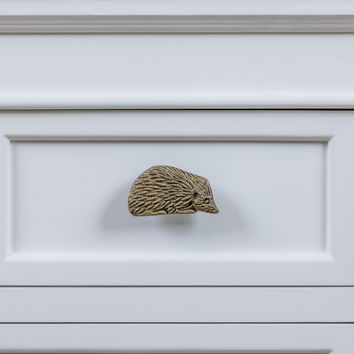 Rustic Hedgehog Drawer Knob