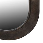 Rustic Large Oval Wall Mirror