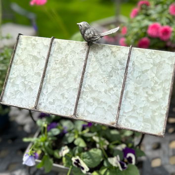 Rustic Metal Wishing Well Planter Pot