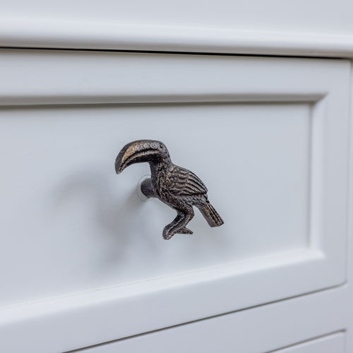 Rustic Toucan Drawer Knob