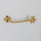 Set of 2 Antique Gold Metal Bumblebee Curtain Tie Backs