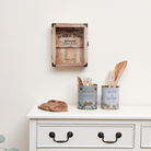 Set of 2 Botanical Potting Shed Storage Tins