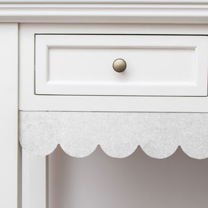 Set of 2 Large Scallop Decorative Wall Trims - 108cm