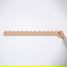 Set of 2 Large Scallop Decorative Wall Trims - 108cm