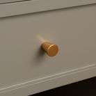 Set Of 2 One Drawer Scalloped Bedside Tables - Staunton Taupe Range