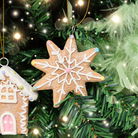 Set of 3 Assorted Colourful Gingerbread Cookie Christmas Tree Baubles