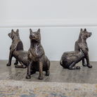 Set of 3 Metal Dog Plant Pot Feet