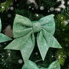 Set of 4 Glitter Christmas Bows