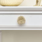 Set of 4 Gold Palm Leaf Drawer Knobs