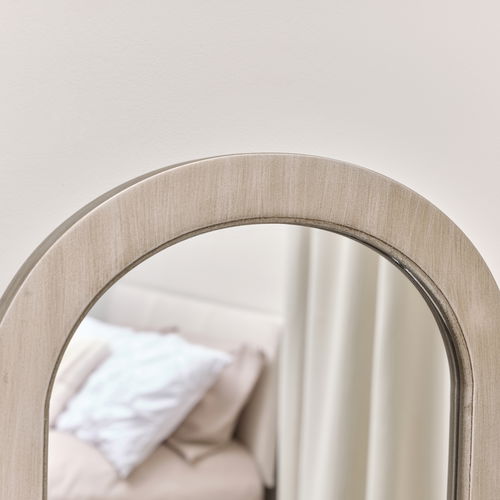 Silver Arched Triple Dressing Table Mirror - Sabrina Silver Range