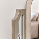 Silver Arched Triple Dressing Table Mirror - Sabrina Silver Range