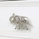 Silver Elephant Drawer Knob