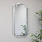 Silver Foiled Wall Mirror 94cm x 48cm
