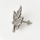 Silver Maple Leaf Drawer Knob