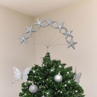 Silver Multi Star Christmas Tree Topper