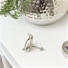 Silver Penguin Drawer Knob