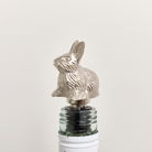 Silver Rabbit Shaped Bottle Stopper