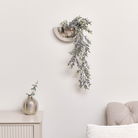 Silver Scalloped Wall Planter