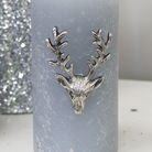 Silver Stag Candle Pin