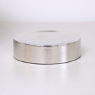 Silver Textured Metal Round Soap Dish