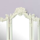 Small Ornate Rose Triple Mirror - 38cm x 38cm