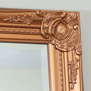 Tall Copper Wall Mirror 47cm x 142cm