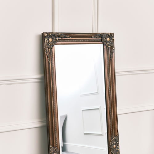 Tall Ornate Gold Wall Mirror 47cm x 142cm