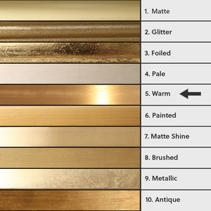 Tall Slim Gold Arch Wall Mirror 133cm x 38cm 