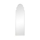 Tall Slim Silver Arch Wall Mirror 133cm x 38cm