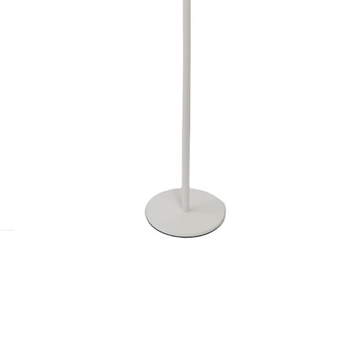 Tall White Fluted Led Touch Floor Lamp 120cm x 16cm