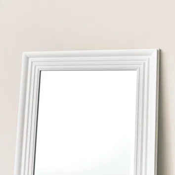 Tall White Full Length Mirror 52 x 160cm