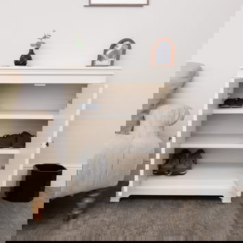 Two Door Small Sideboard/Shoe Cabinet - Daventry Ivory Range