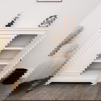 Two Door Small Sideboard/Shoe Cabinet - Daventry Ivory Range