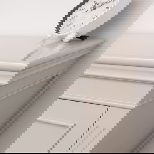 Two Door Small Sideboard/Shoe Cabinet - Daventry Taupe-Grey Range