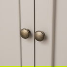 Two Door Small Sideboard/Shoe Cabinet - Daventry Taupe-Grey Range