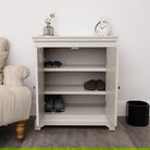 Two Door Small Sideboard/Shoe Cabinet - Daventry Taupe-Grey Range